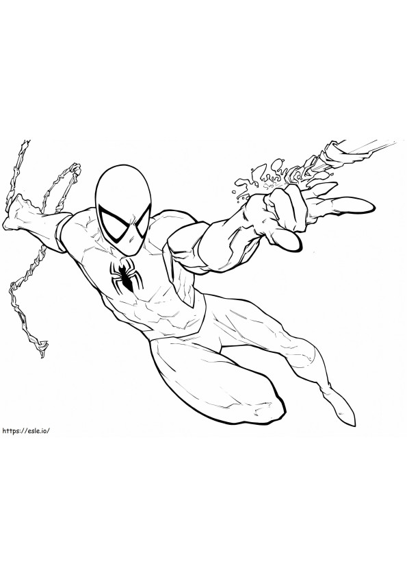 Amazing Spiderman coloring page