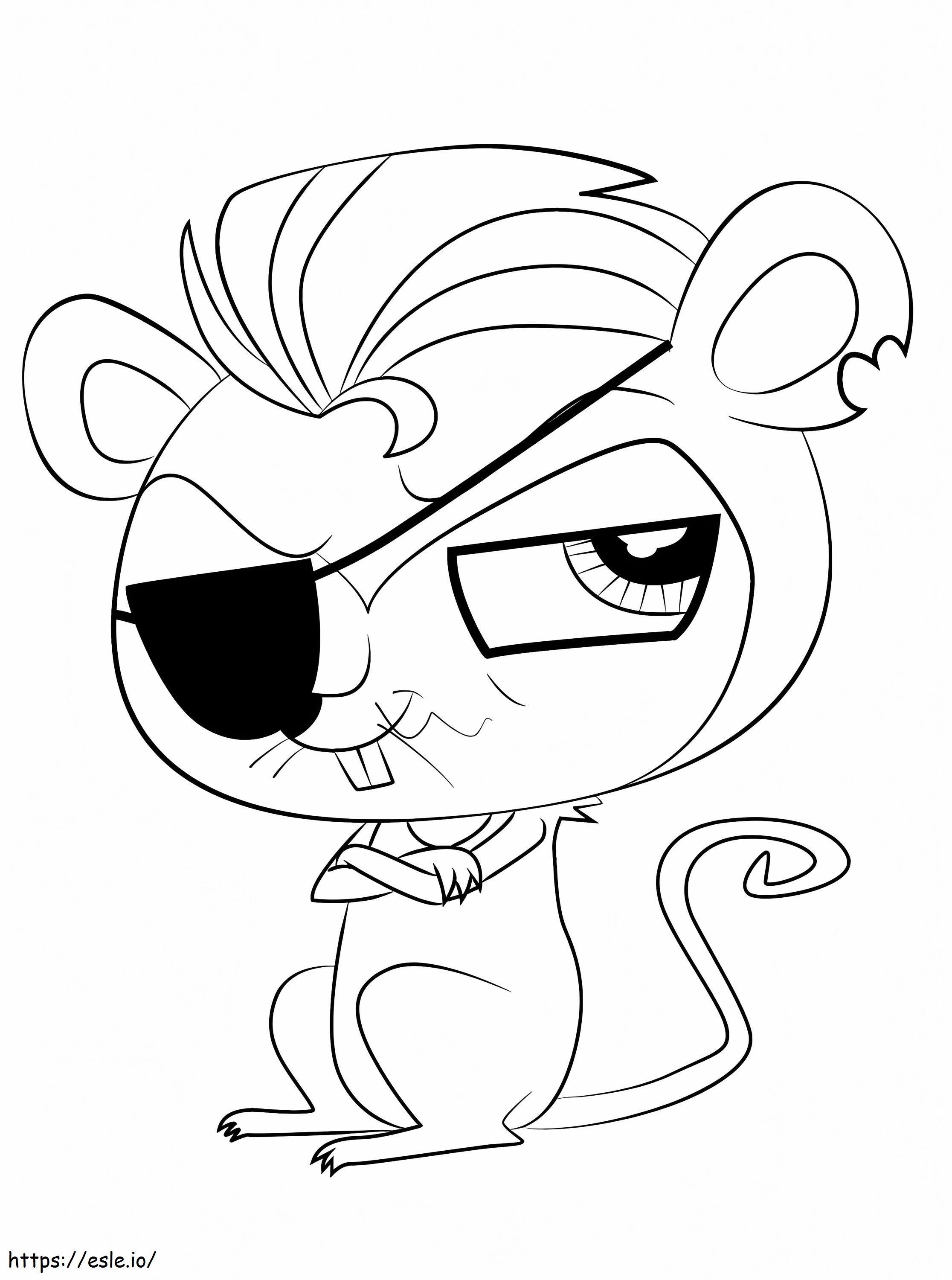 1589789396 How To Draw Pete From Littlest Pet Shop Step 0 coloring page