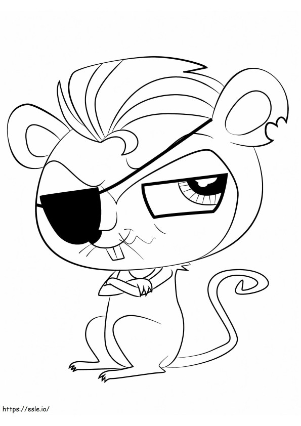 1589789396 How To Draw Pete From Littlest Pet Shop Step 0 coloring page