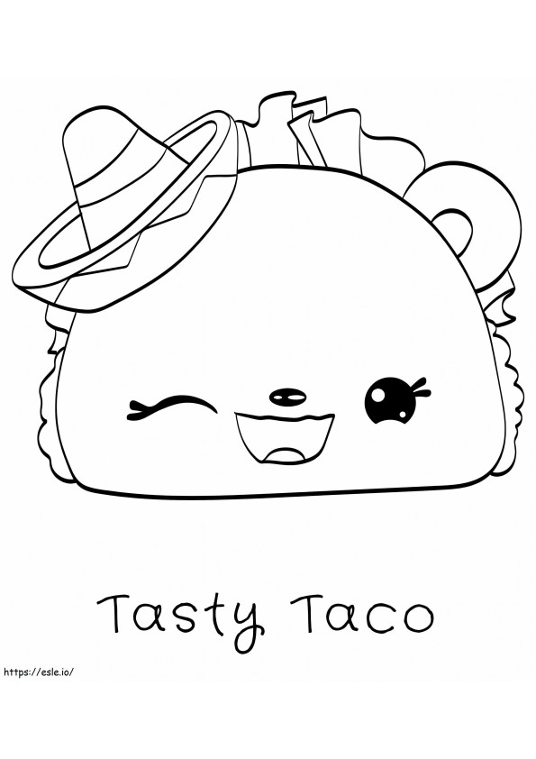 Num Noms'ta Eğlenceli Lezzetli Taco boyama