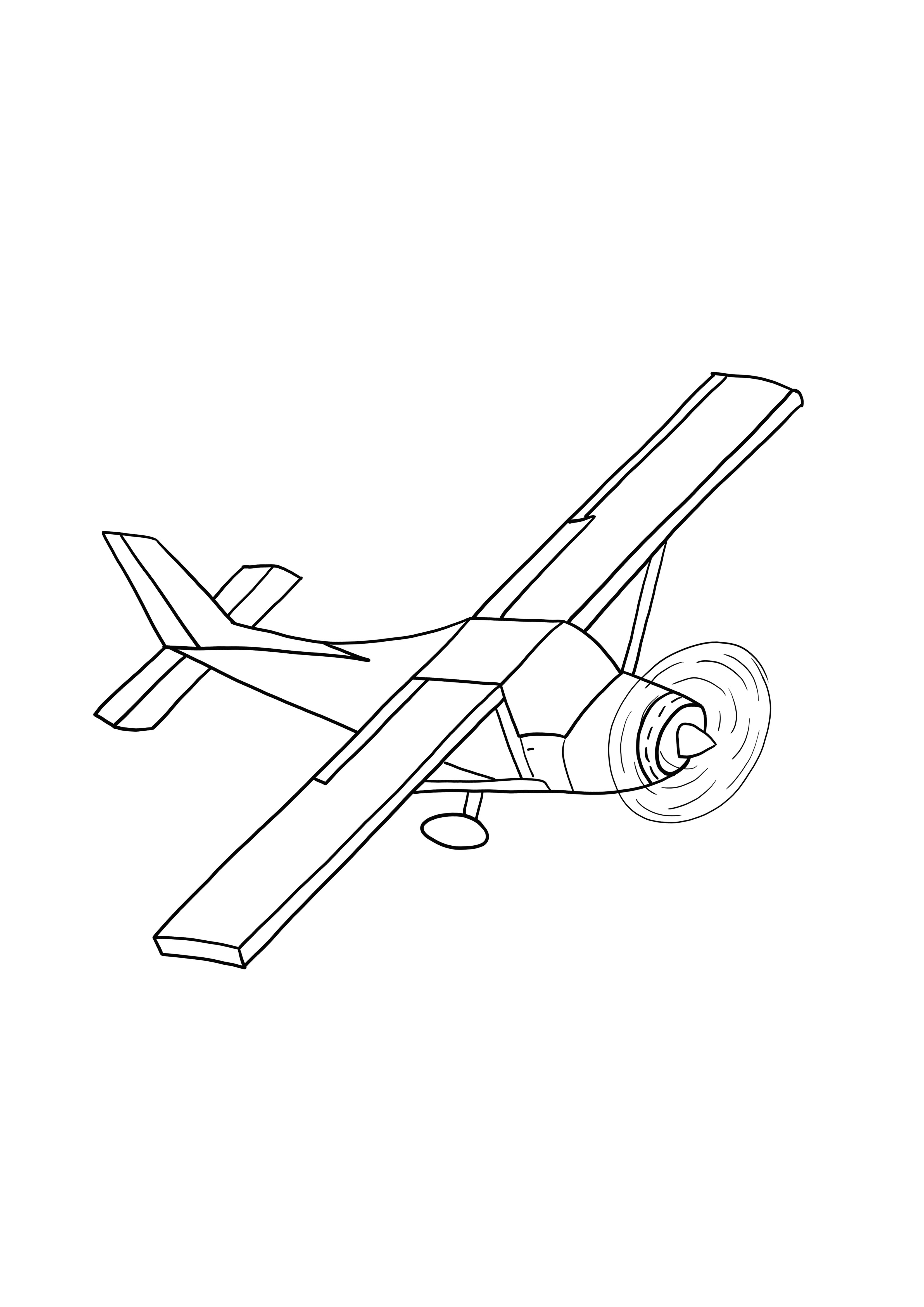 imagen de impresión libre de avión