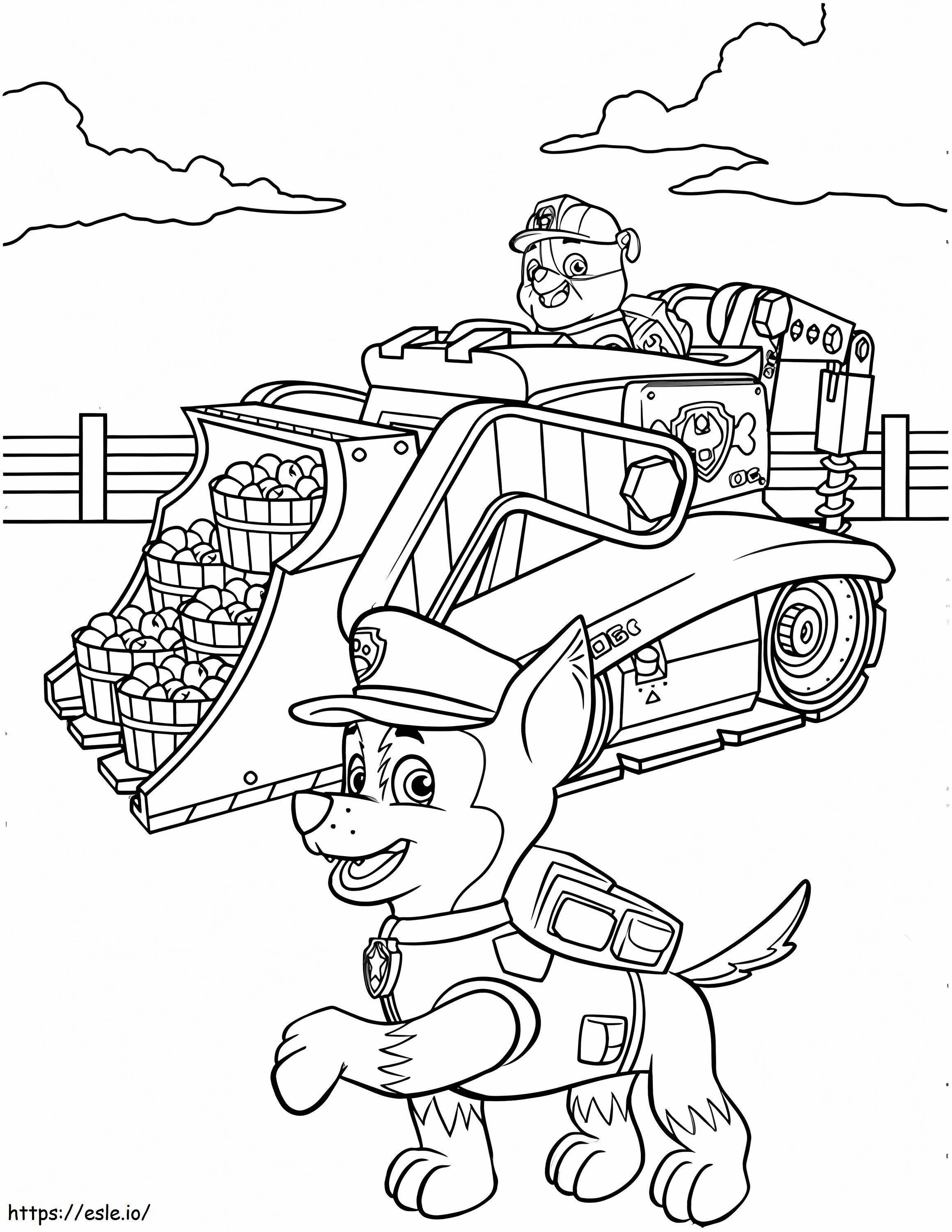 Chase Paw Patrol 16 coloring page