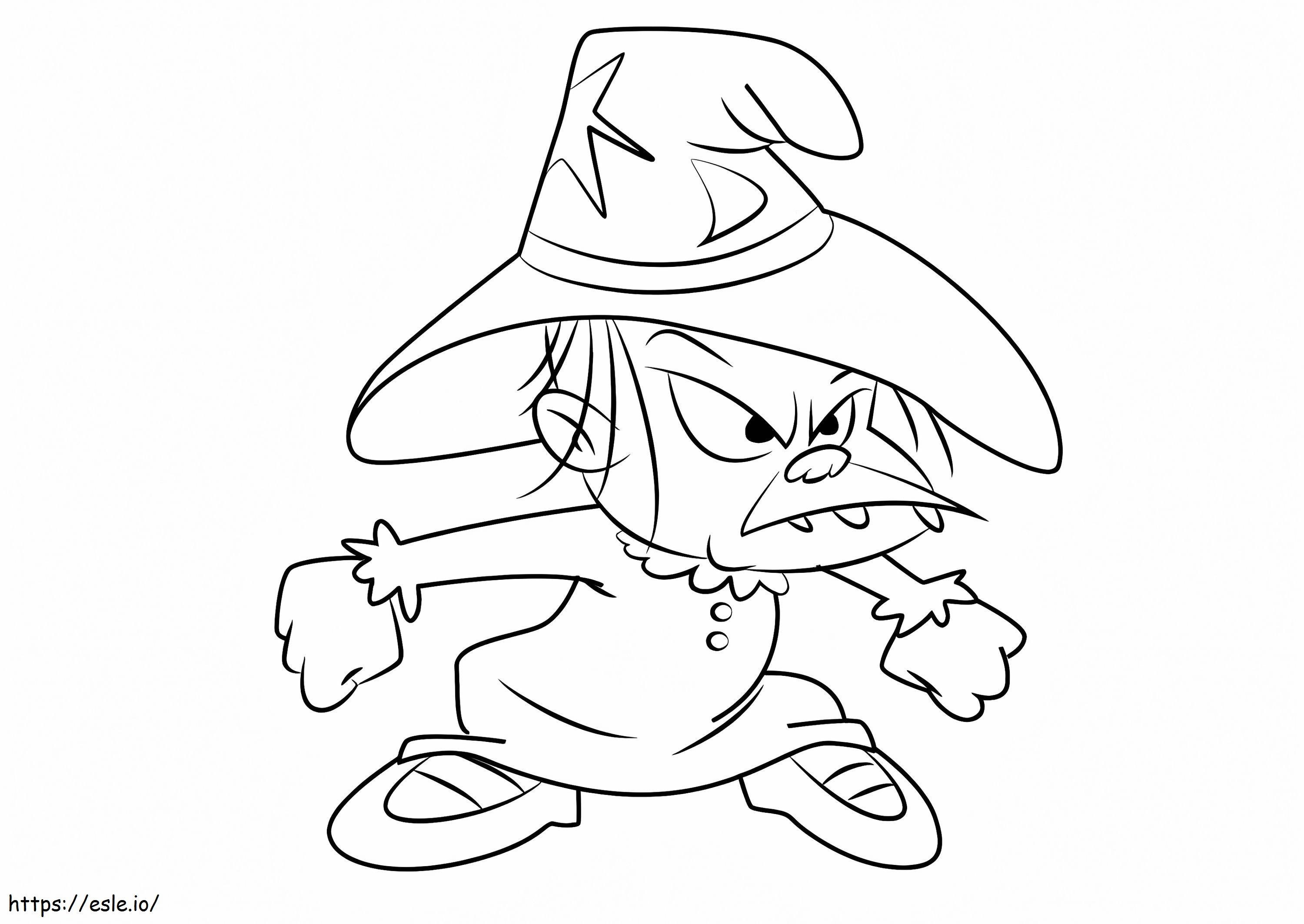 Vrăjitoarea Sandy din Tiny Toon Adventures de colorat