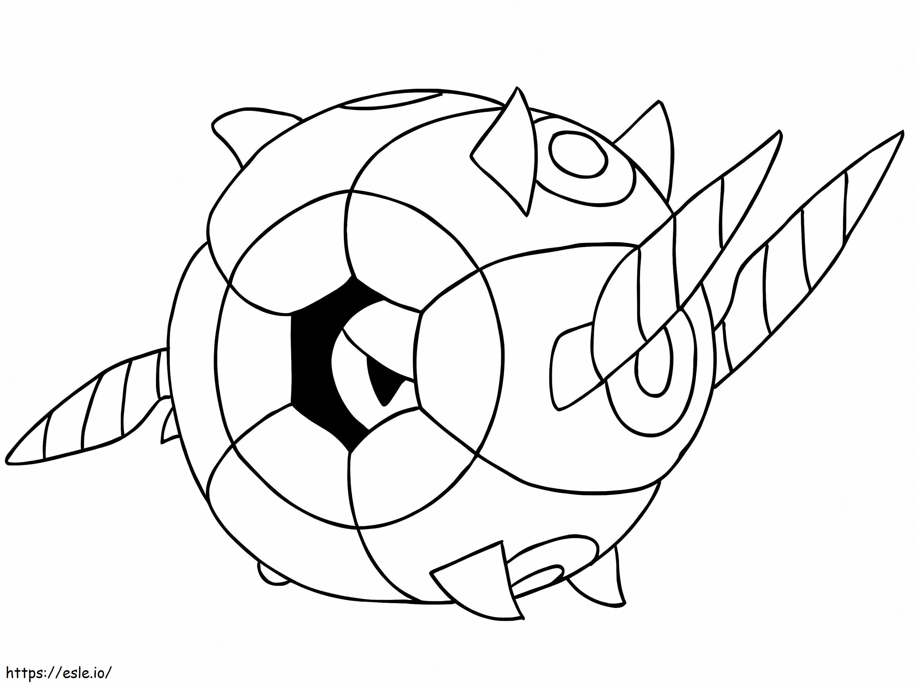 Whirlipede Pokemon coloring page