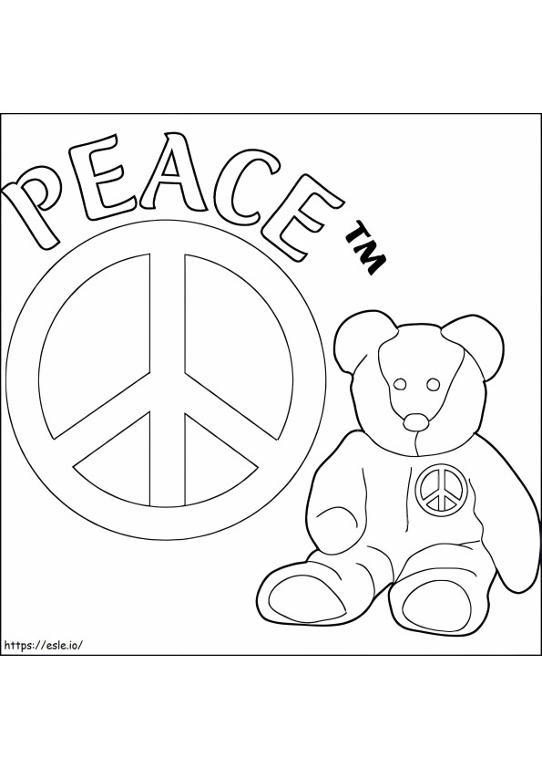 Free Printable Peace coloring page