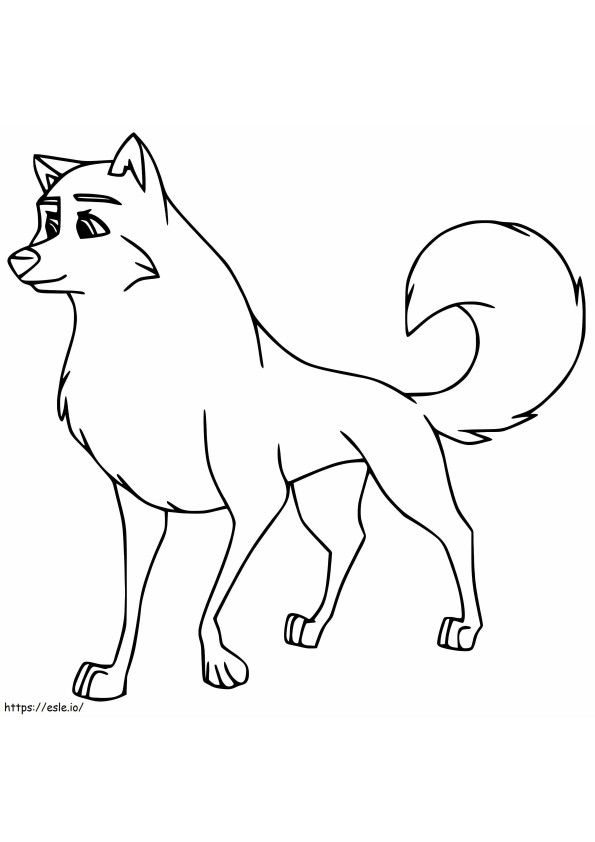 Anjing Serigala apa Gambar Mewarnai