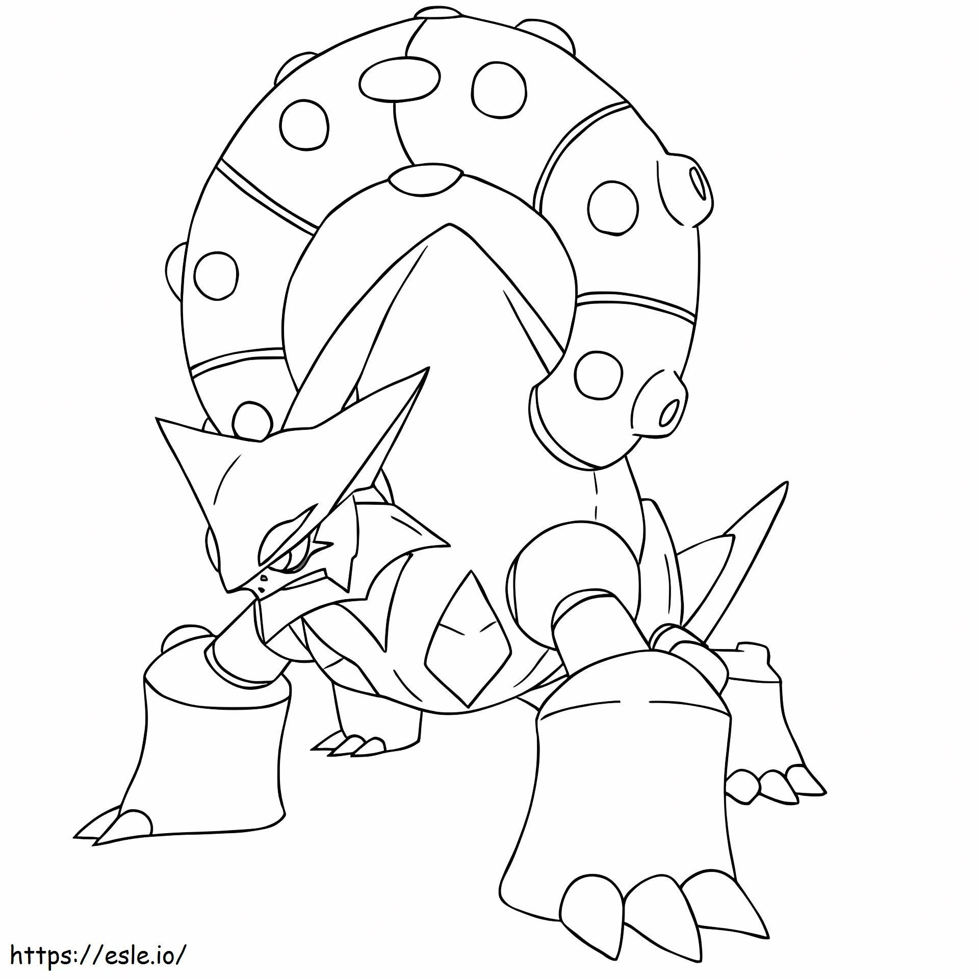 coloring volcanion pages pokemon