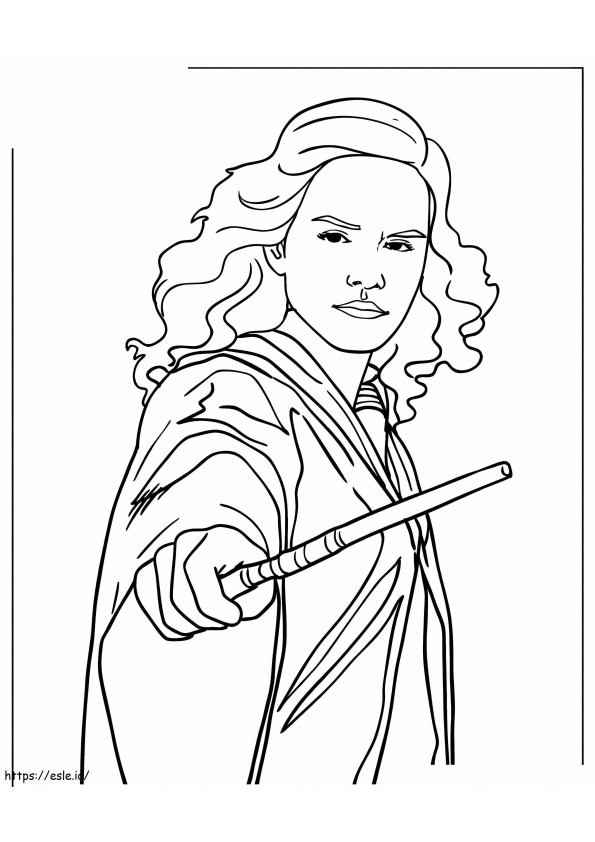 Hermione Granger 2 coloring page