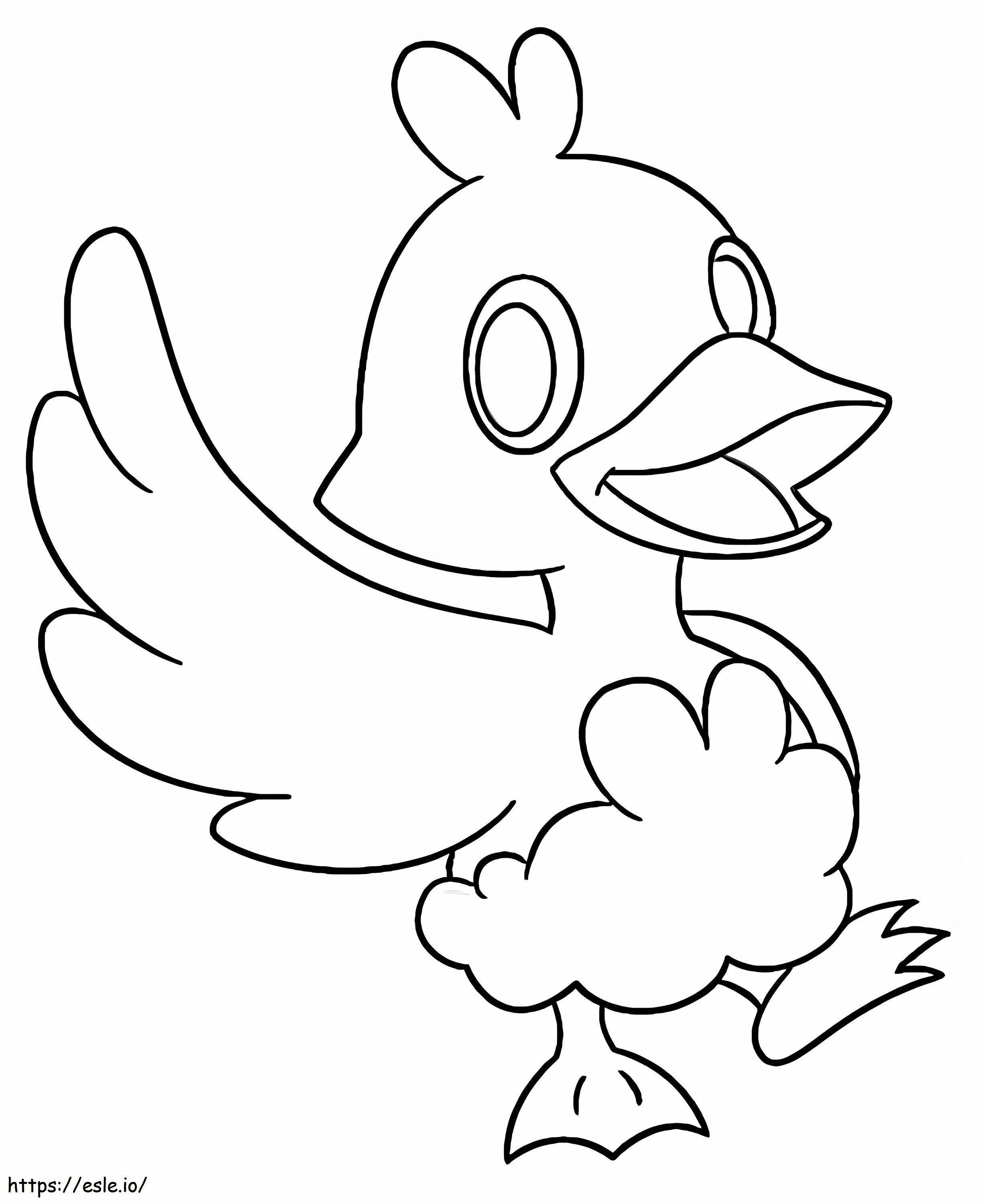Drăguț Pokemon Ducklett de colorat