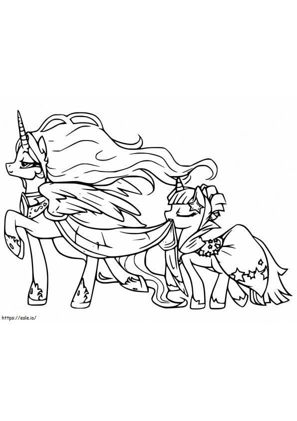 Csodálatos My Little Pony kifestő