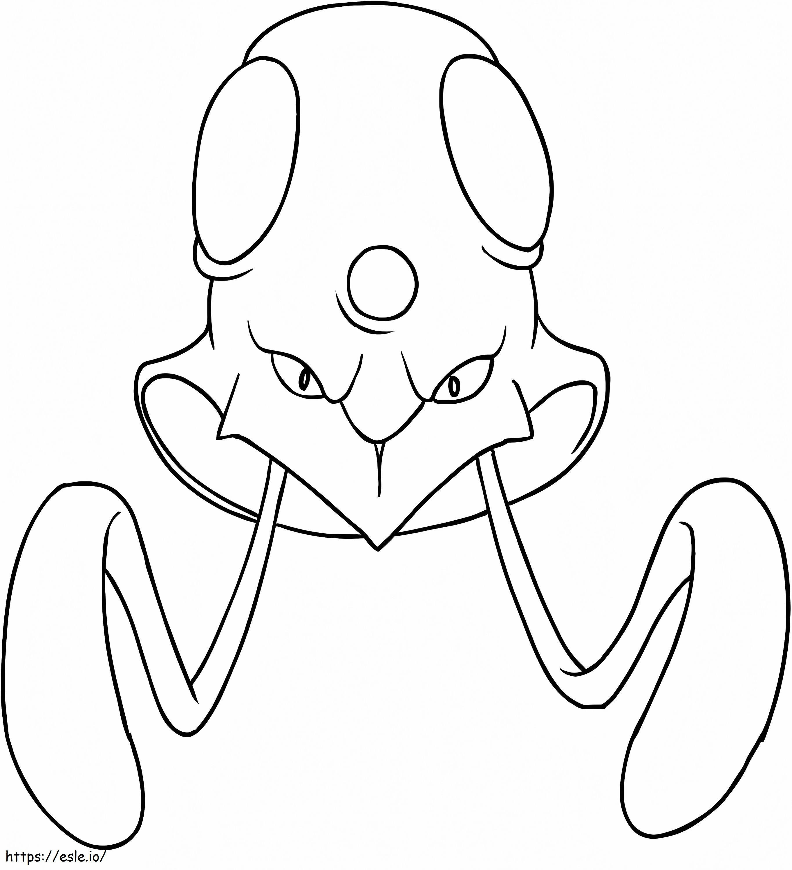 Tentacool 3 coloring page
