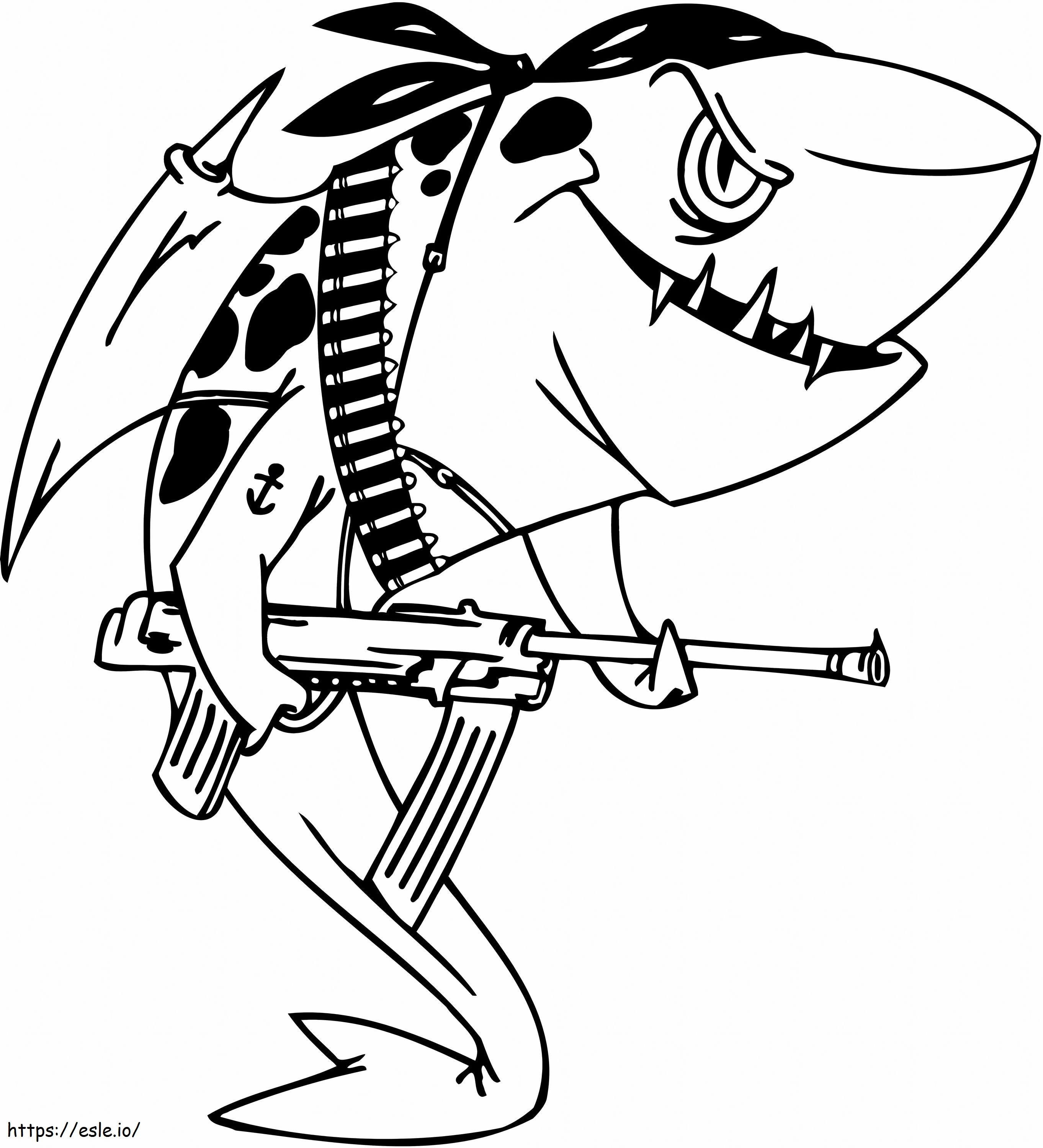1541748711 Shark Color Page Funny coloring page