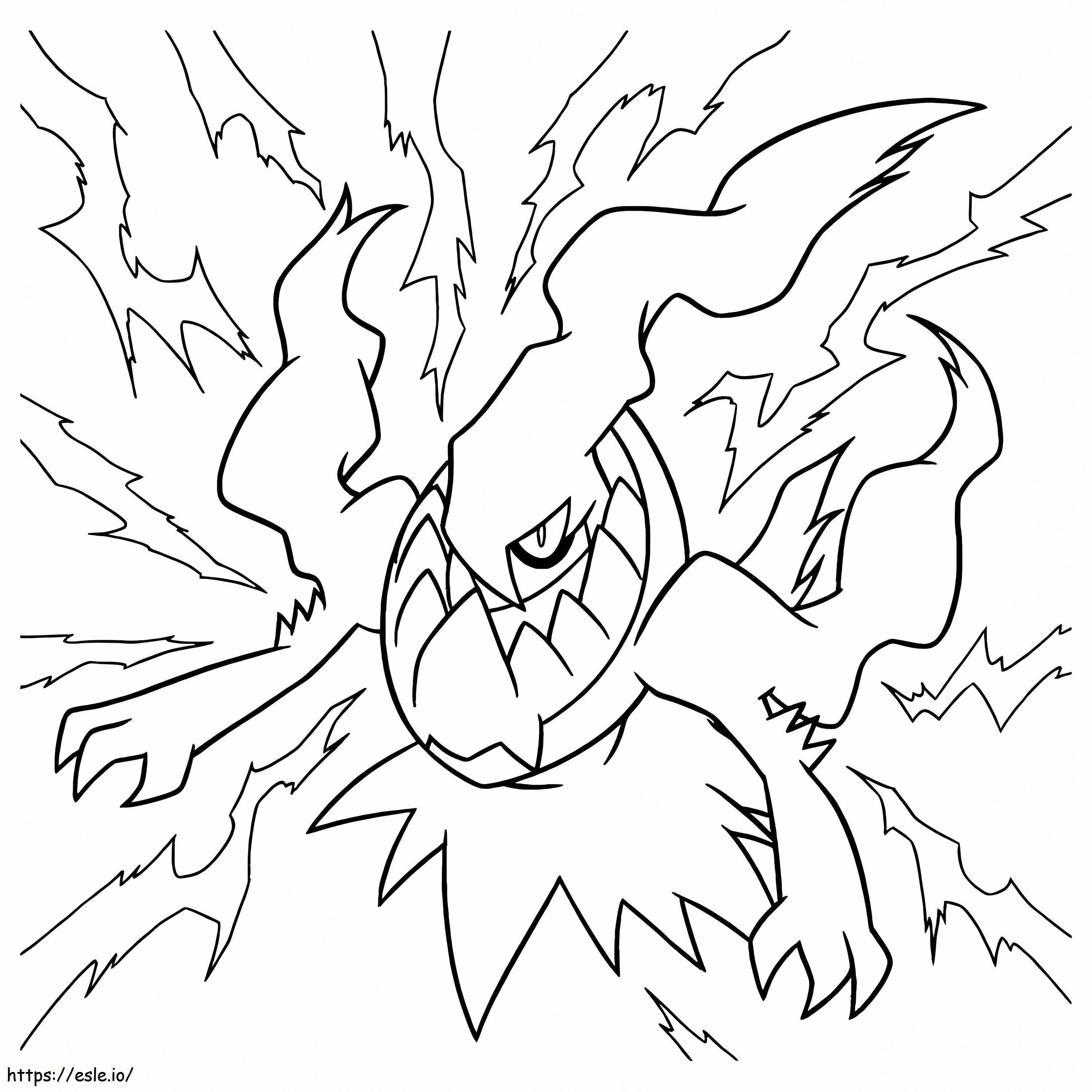 Pokémon Darkrai ausmalbilder