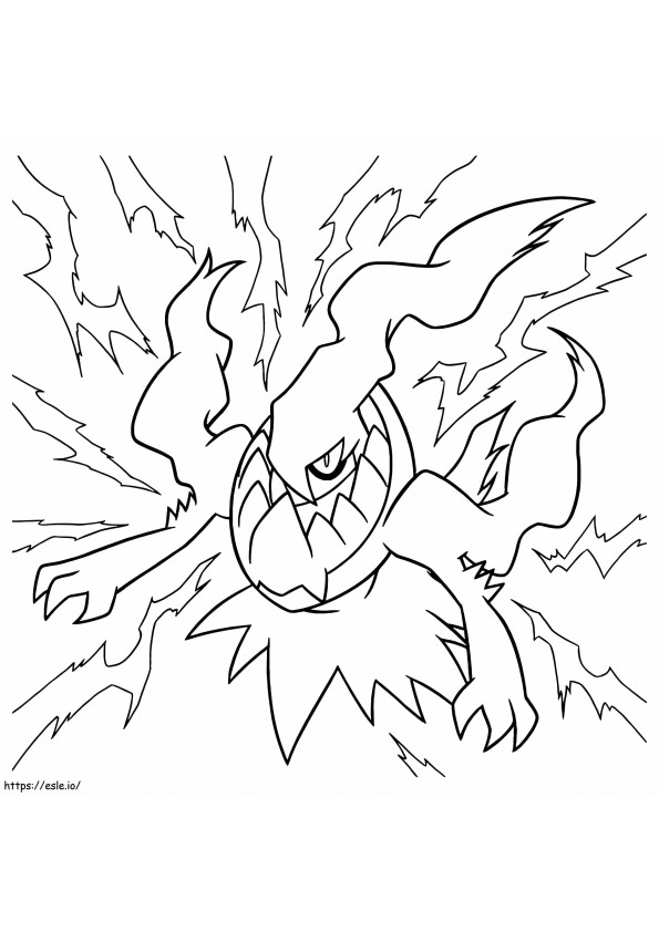 Pokémon Darkrai ausmalbilder