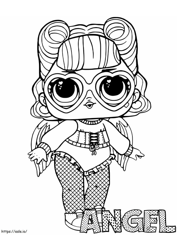1572569517 Angel Doll Lol Surprise coloring page