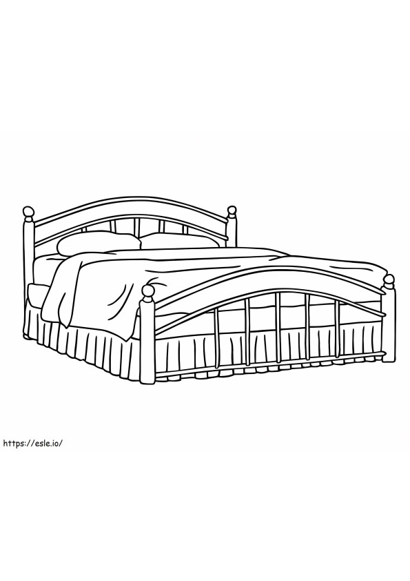 Riesiges Bett ausmalbilder