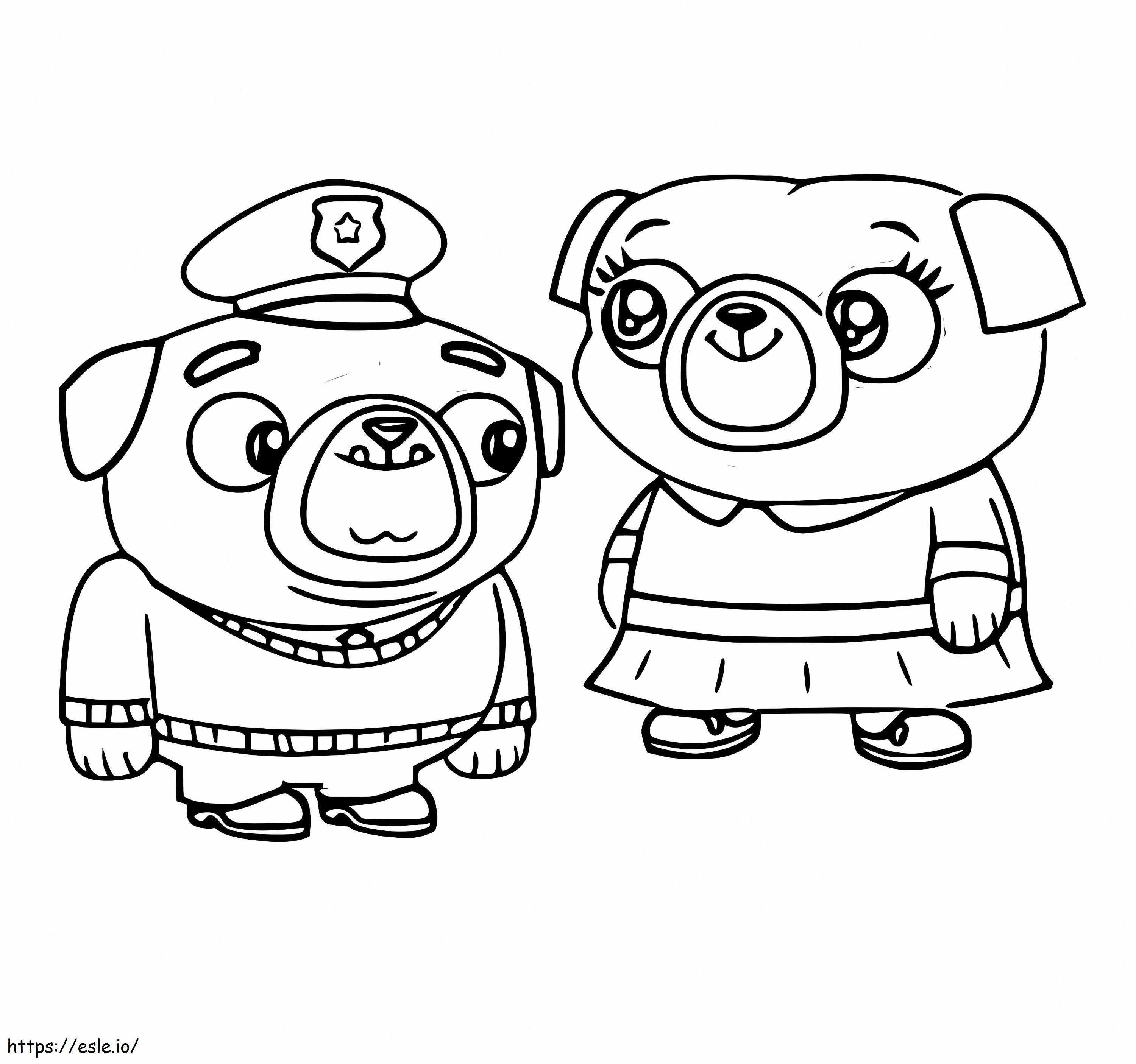 Chip And Potato 4 coloring page