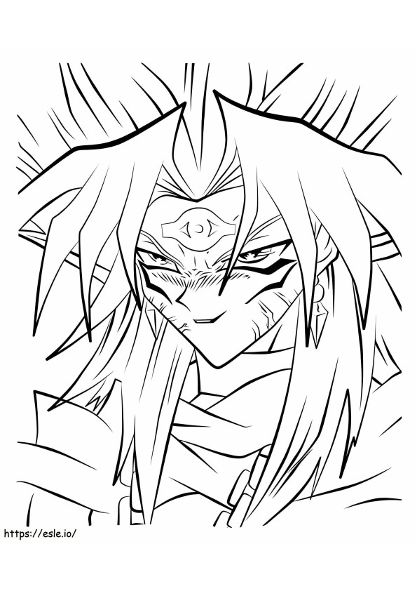 Yu Gi Oh 2 coloring page