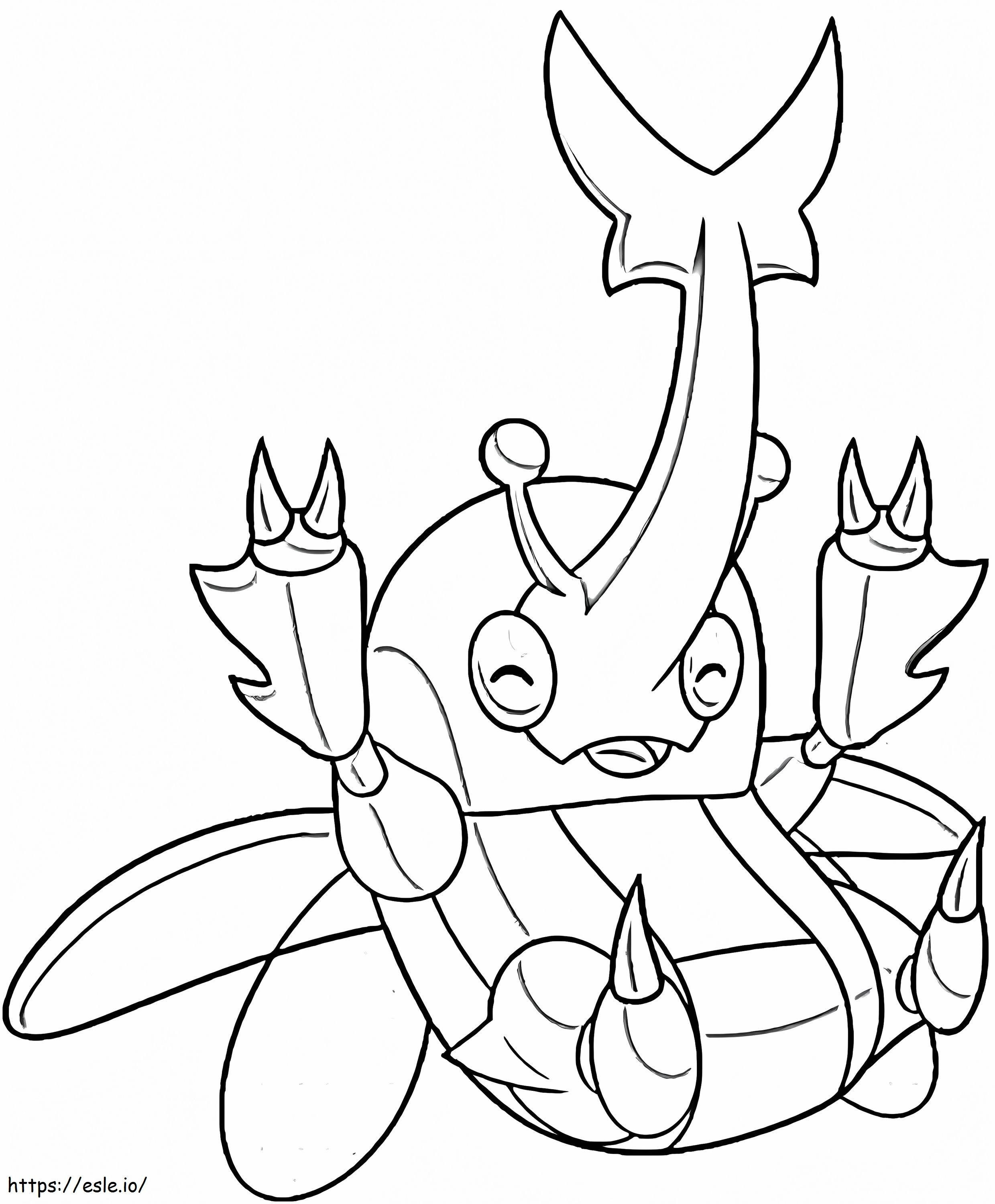 Coloriage Adorable Pokémon Heracross à imprimer dessin