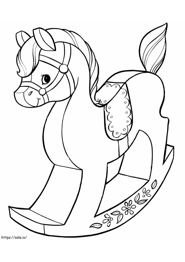 New Rocking Horse coloring page