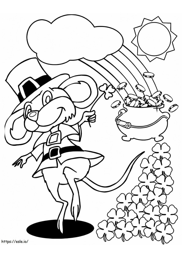 レプラコーンマウス ぬりえ - 塗り絵