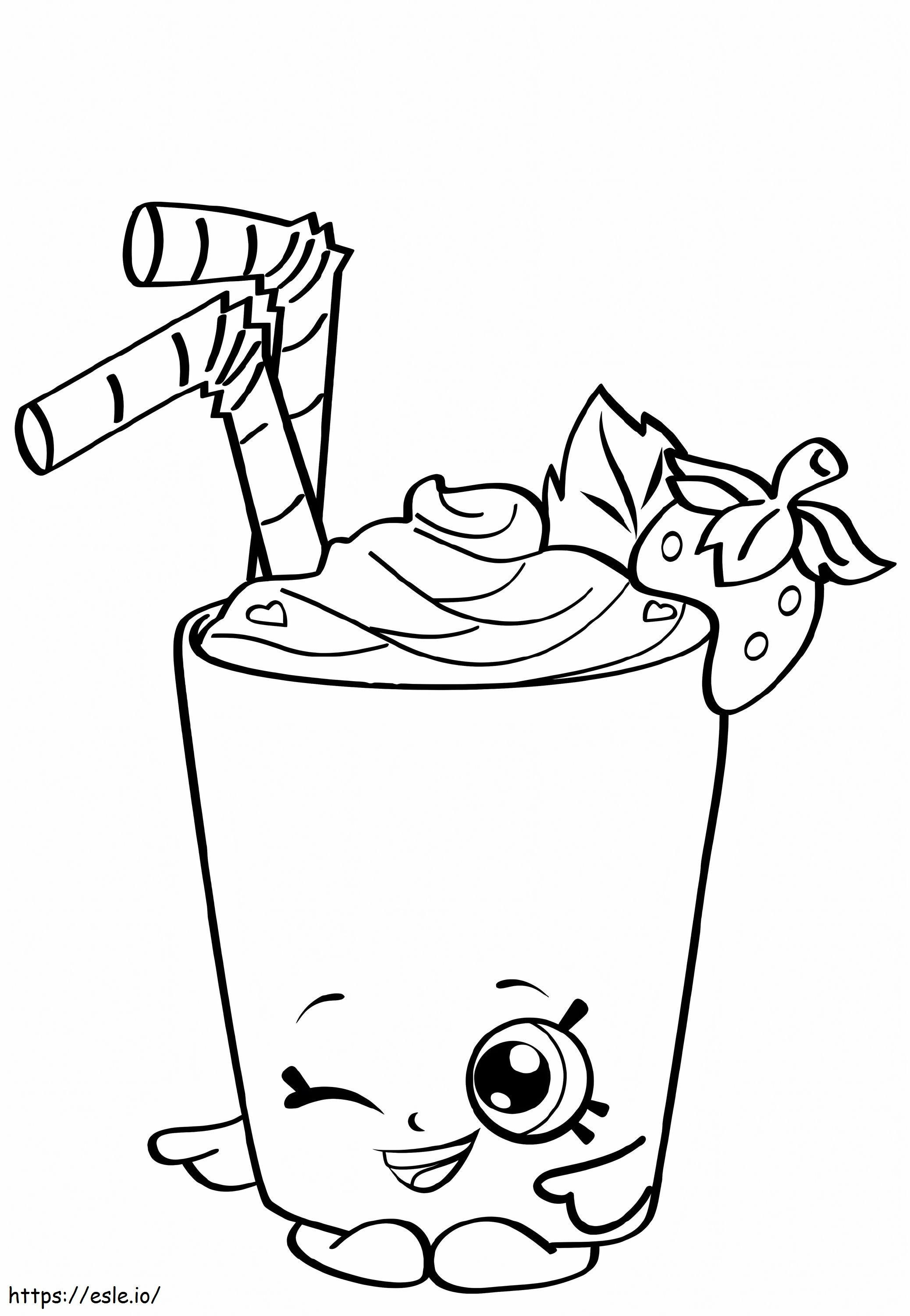 Berry Smoothie Shopkin coloring page