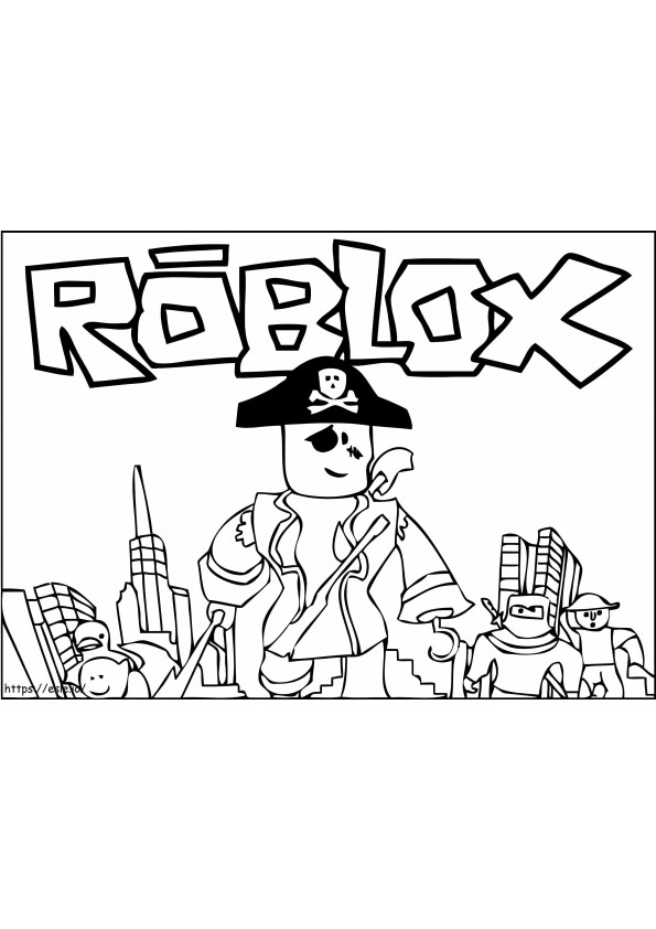 Coloriage Roblox6 à imprimer dessin