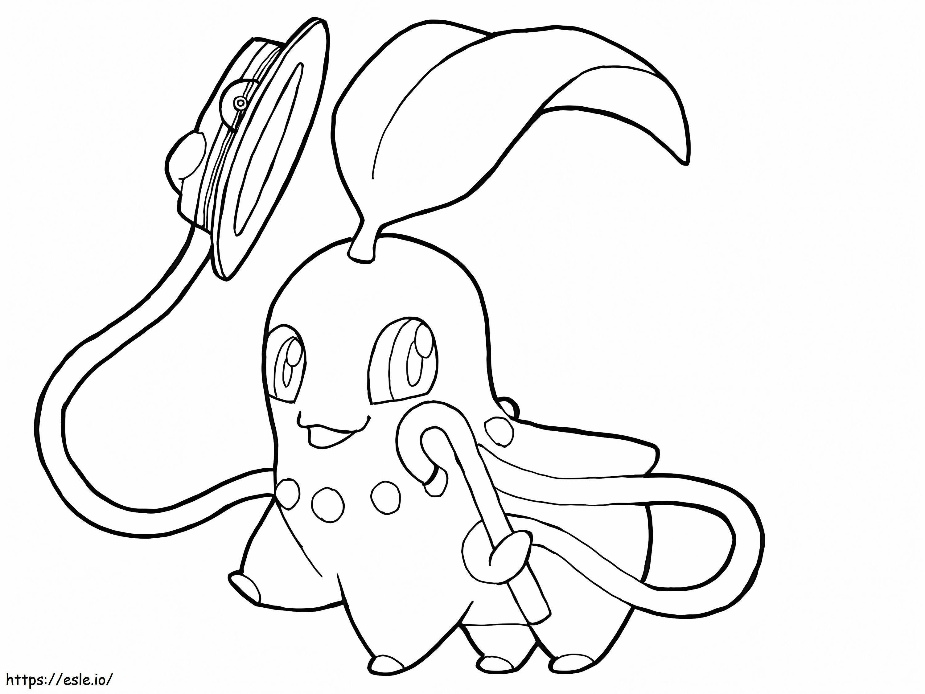 Chikorita Pokémon kifestő