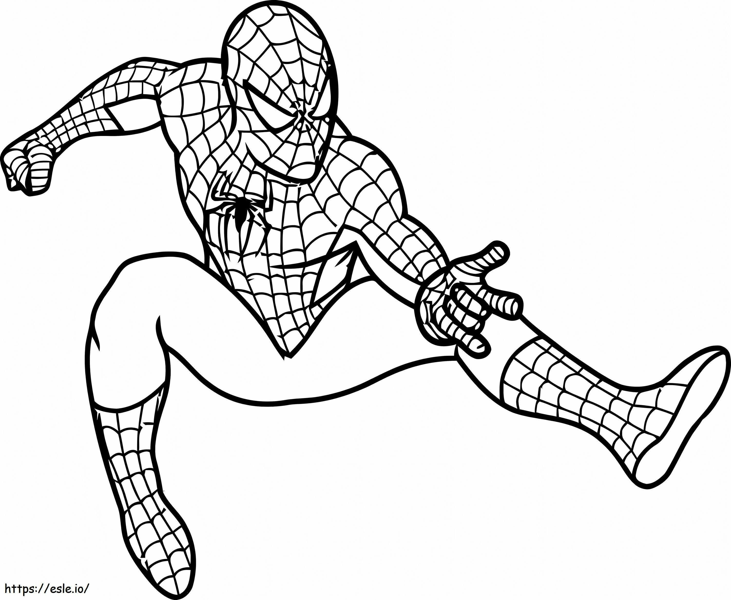 Bezpłatny Spider-Man kolorowanka