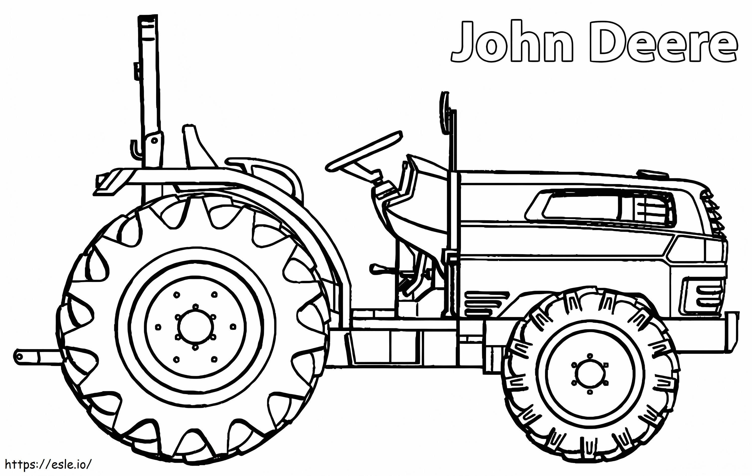 Coloriage John Deere1 à imprimer dessin