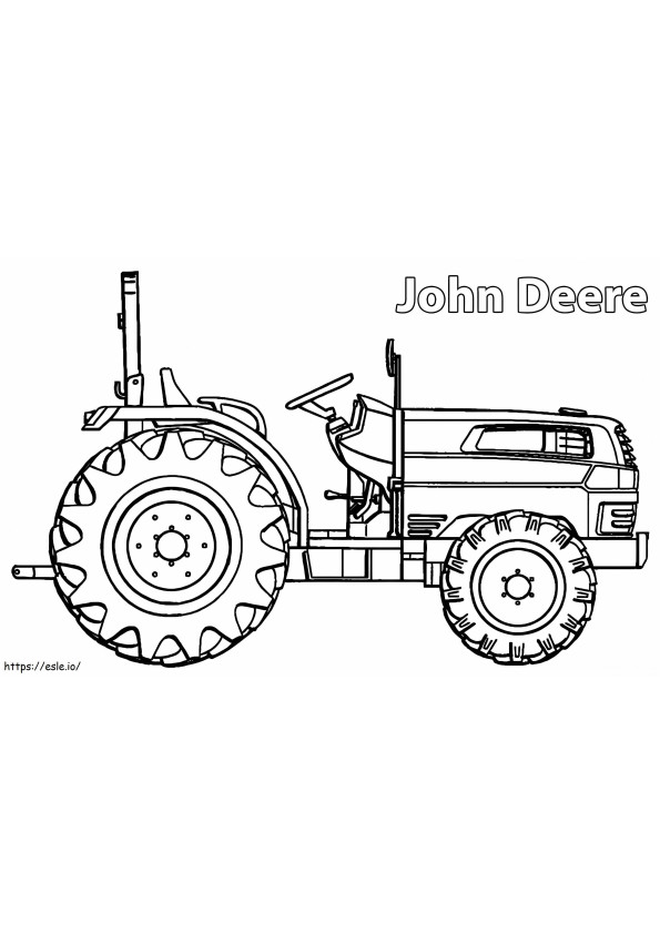 John Deere 1 coloring page