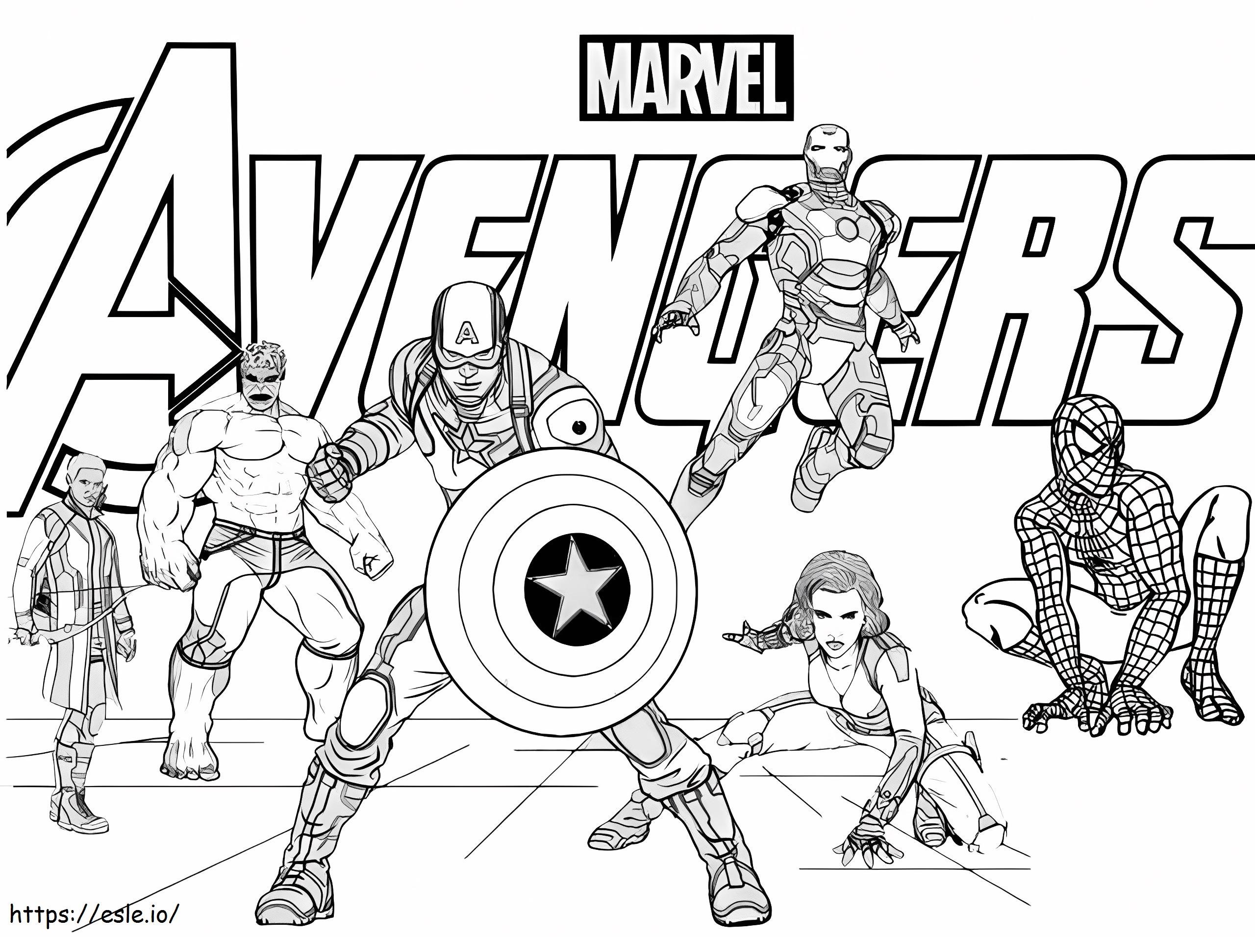 Marvel Coloring Sheets