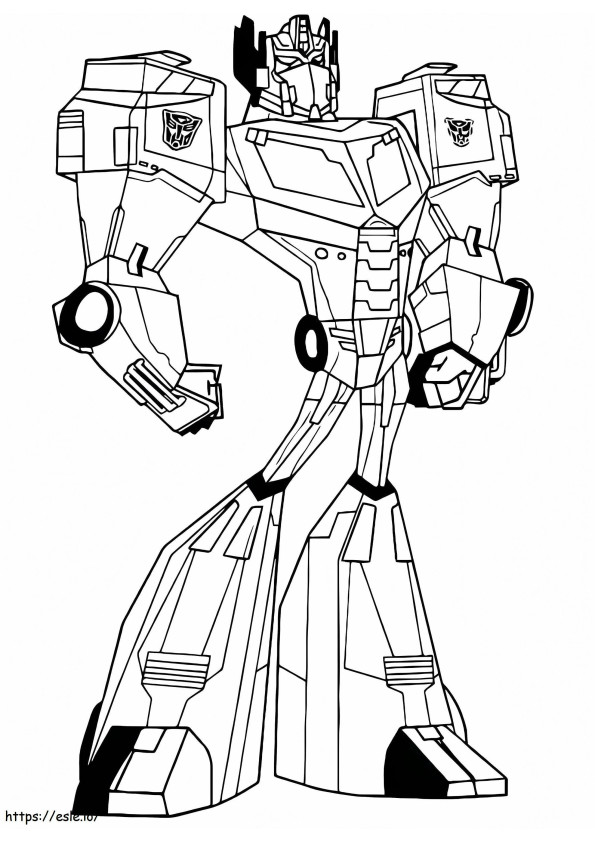 Optimus du dessin animé