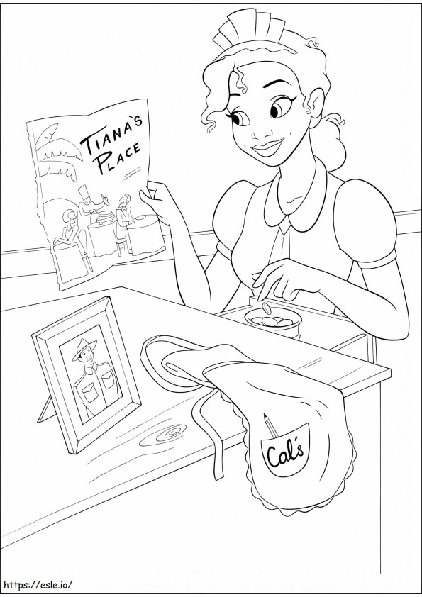 Tianas Place coloring page