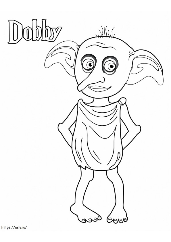 Dobby 1 coloring page