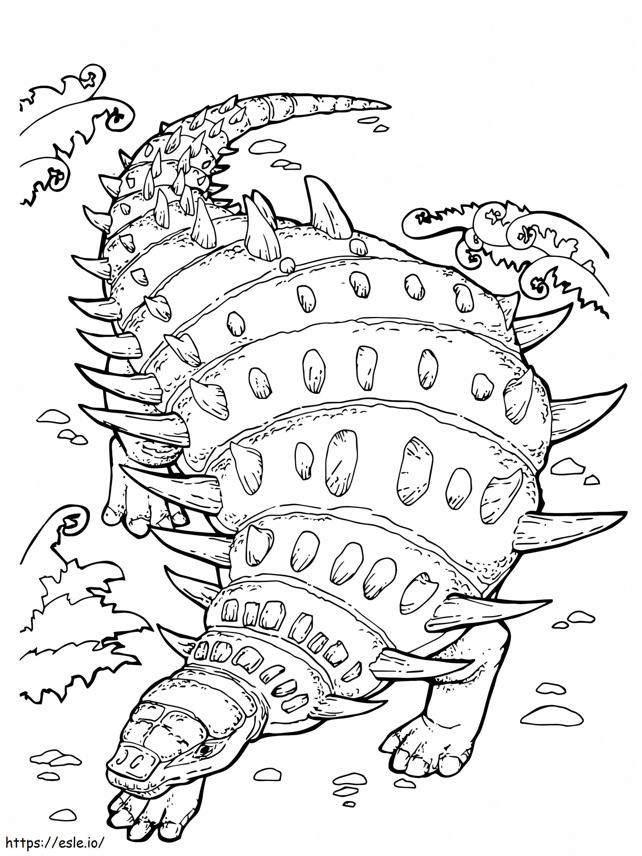 Hylaeosaurus 768X1024 coloring page