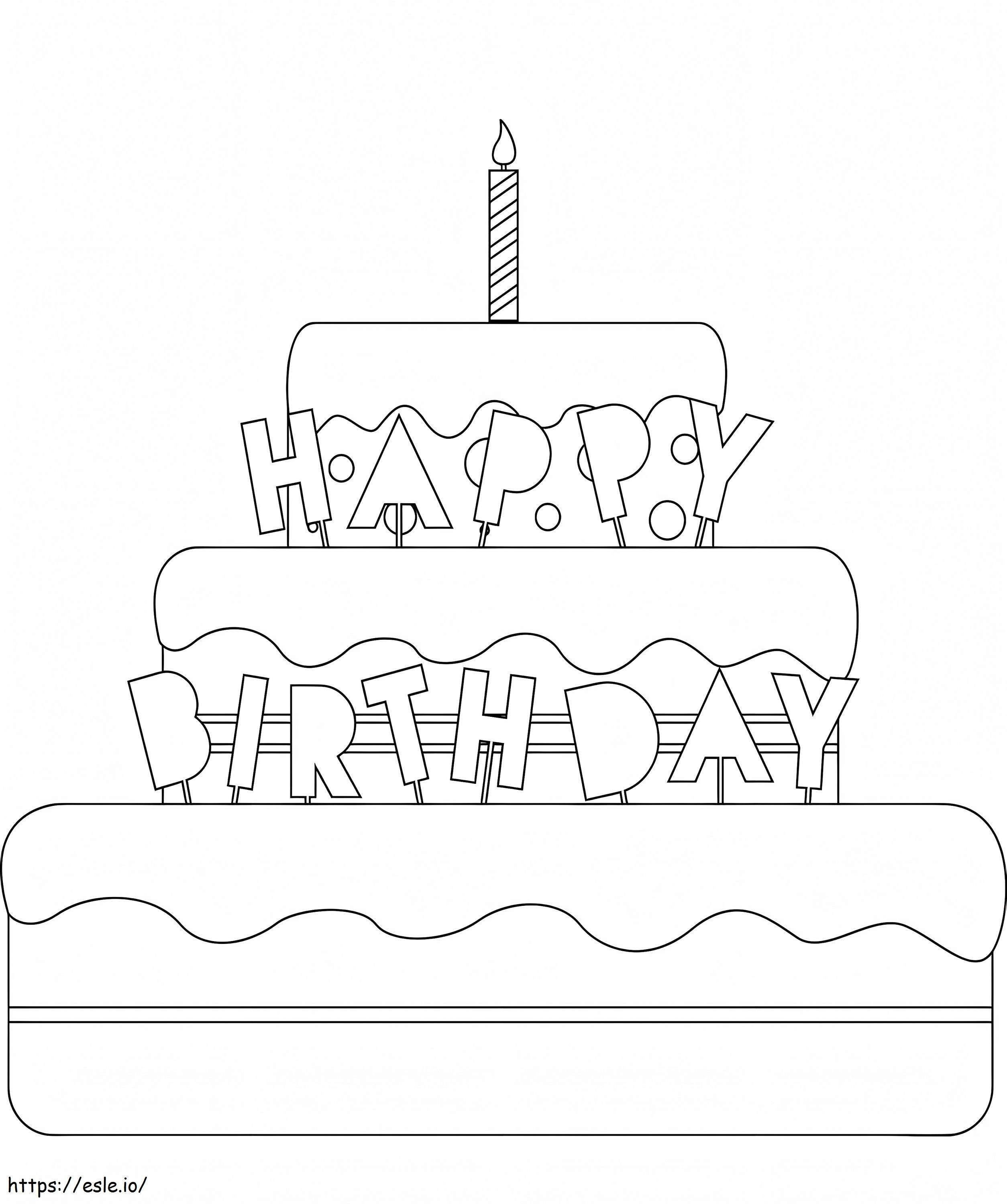 1585966238 Happy Birthday Cake coloring page