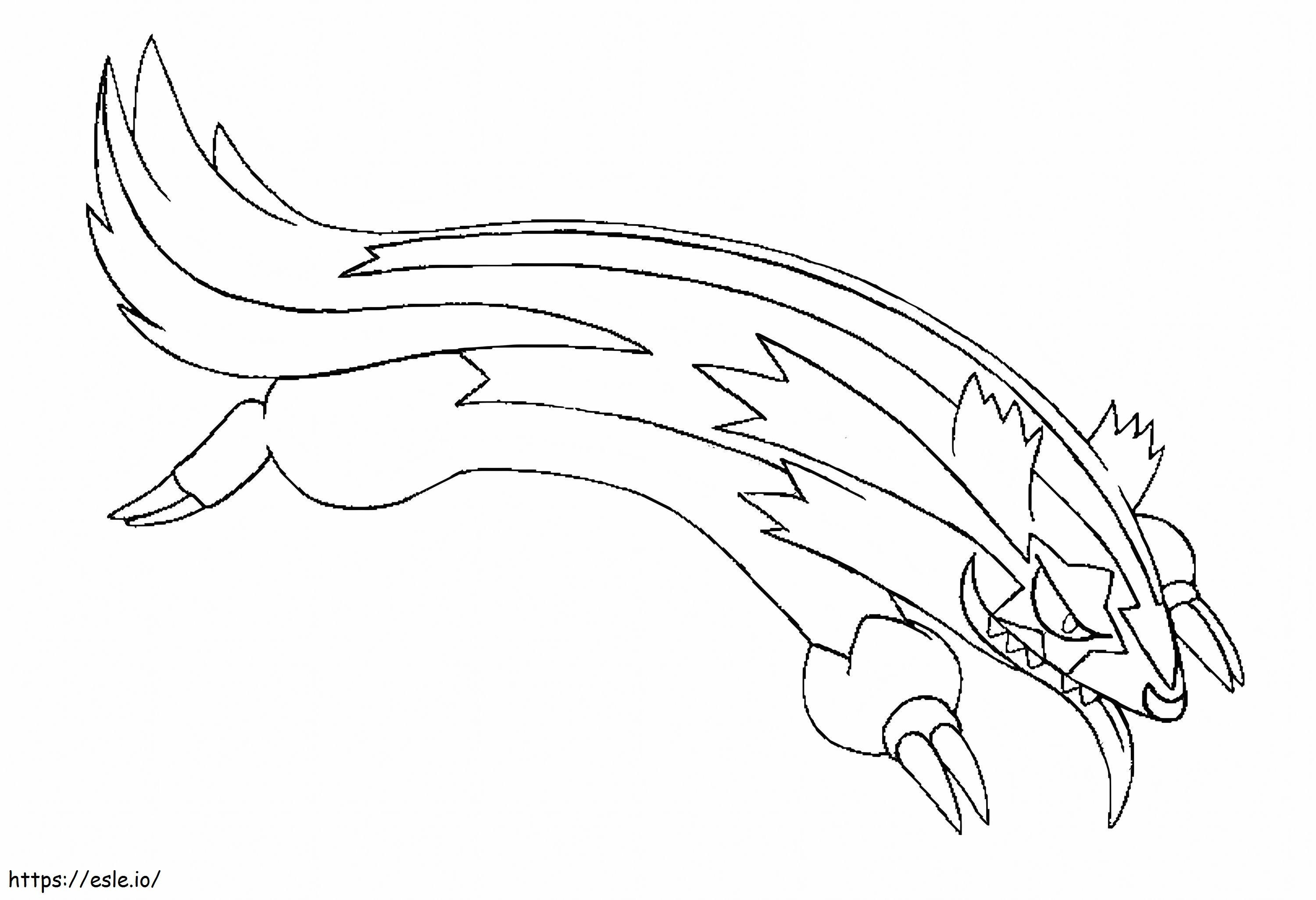 Linoone Not Pokemon coloring page