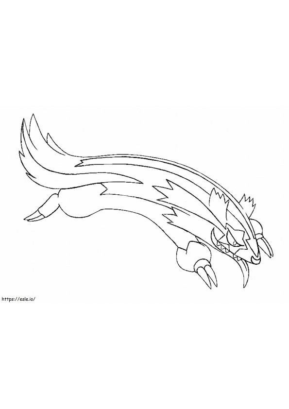 Linoone Not Pokemon coloring page