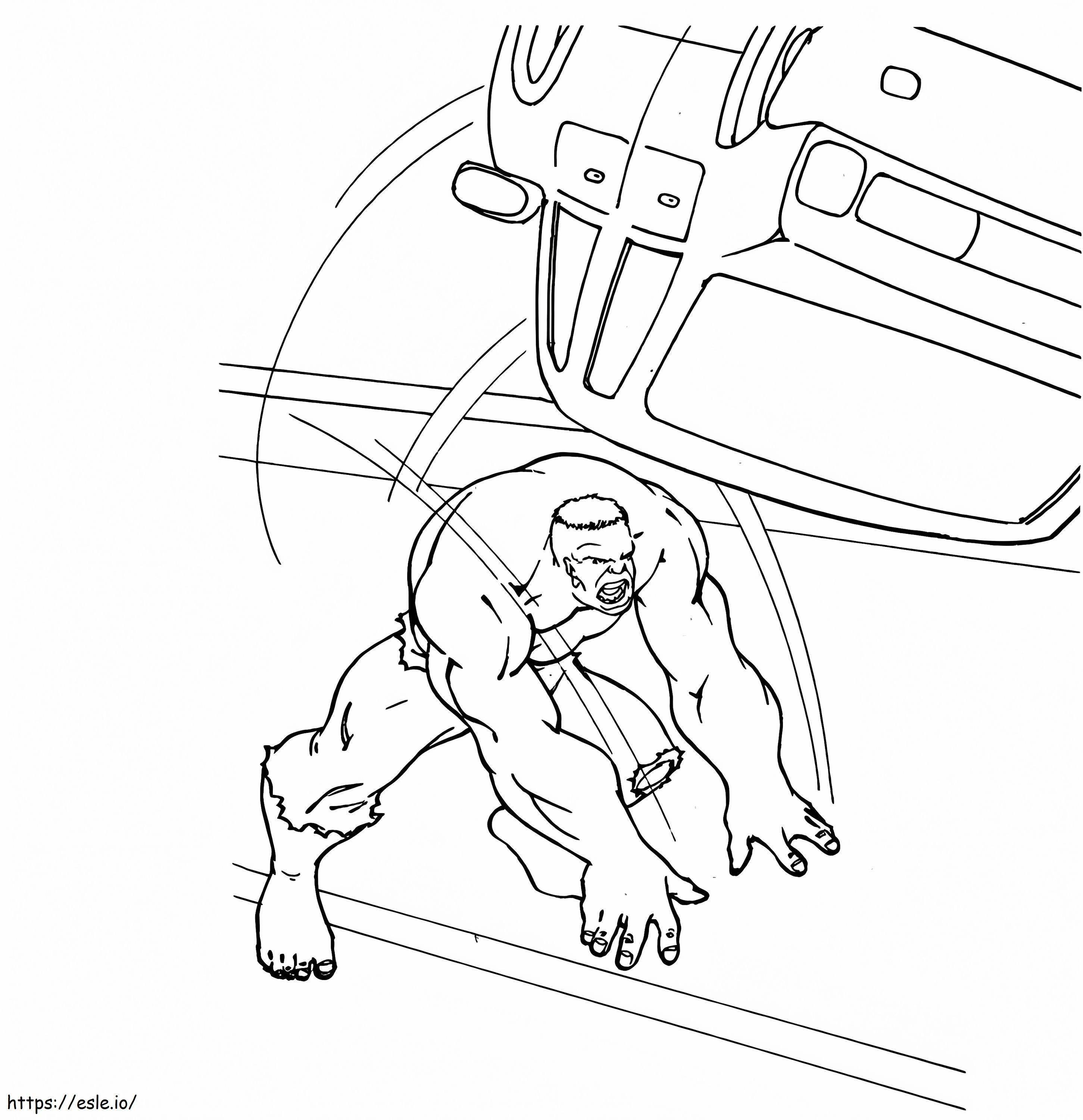 1562292687_Hulk Throwing Car A4 coloring page