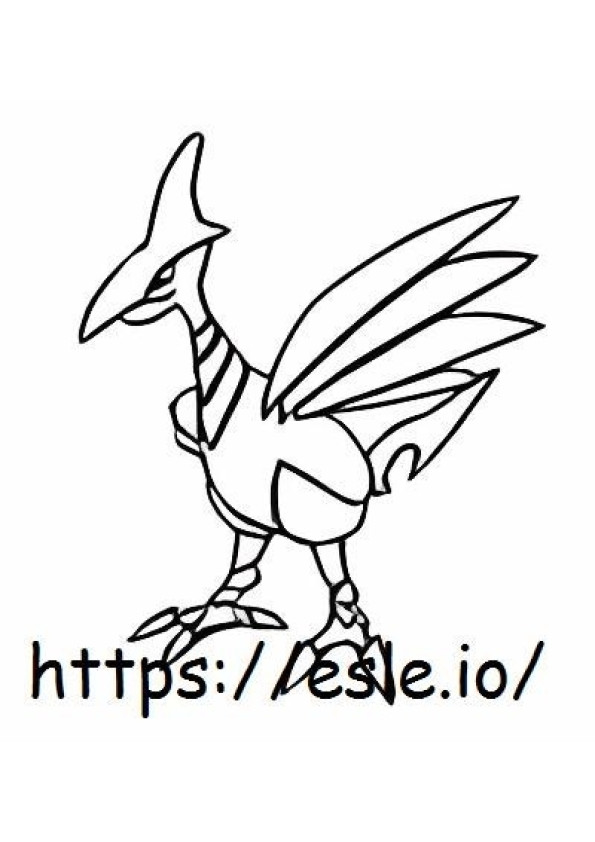 Skarmory coloring page
