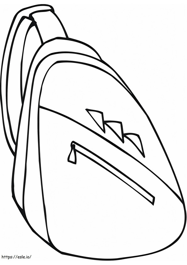 Backpack For Boys coloring page