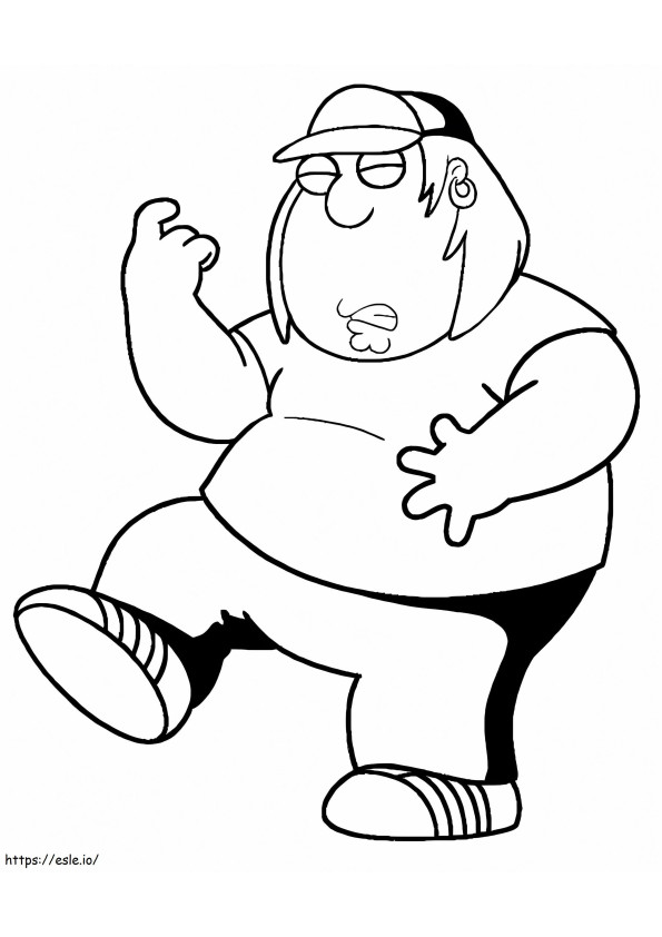 Chris Griffin Family Guy coloring page