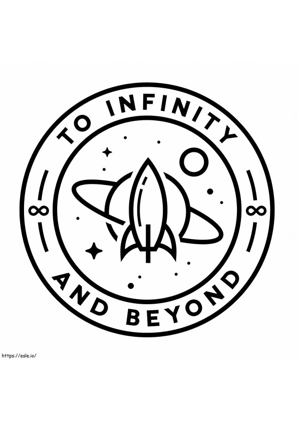 To Infinity And Beyond coloring page