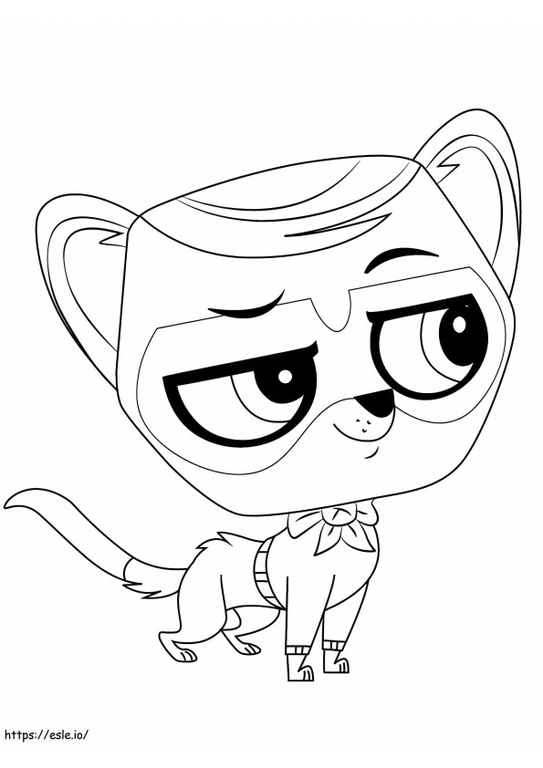 1589875635 How To Draw Captain Cuddles From Littlest Pet Shop Step 0 coloring page