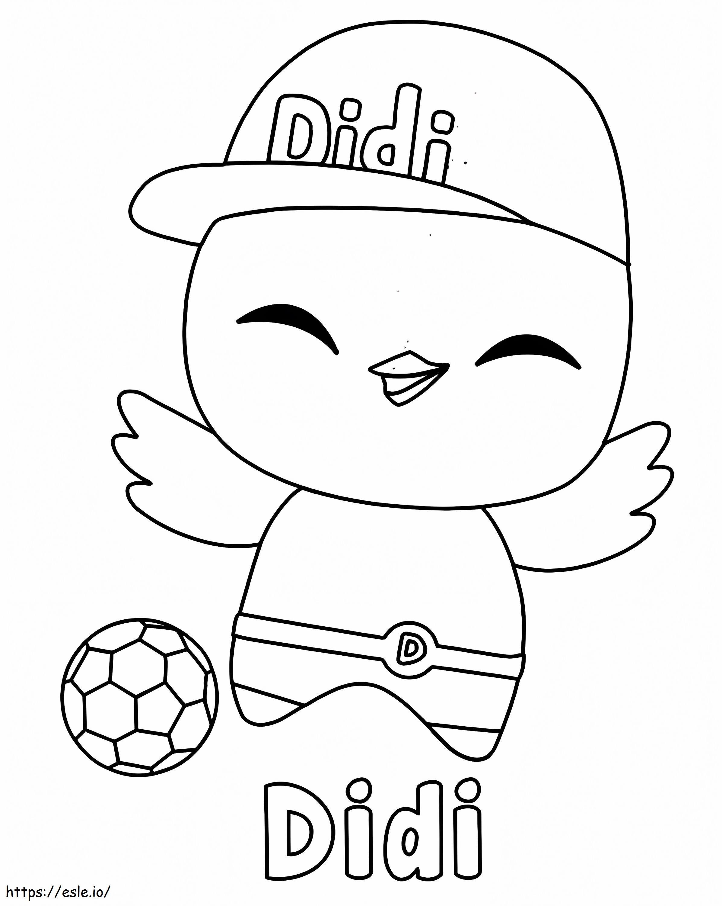 Happy Didi coloring page