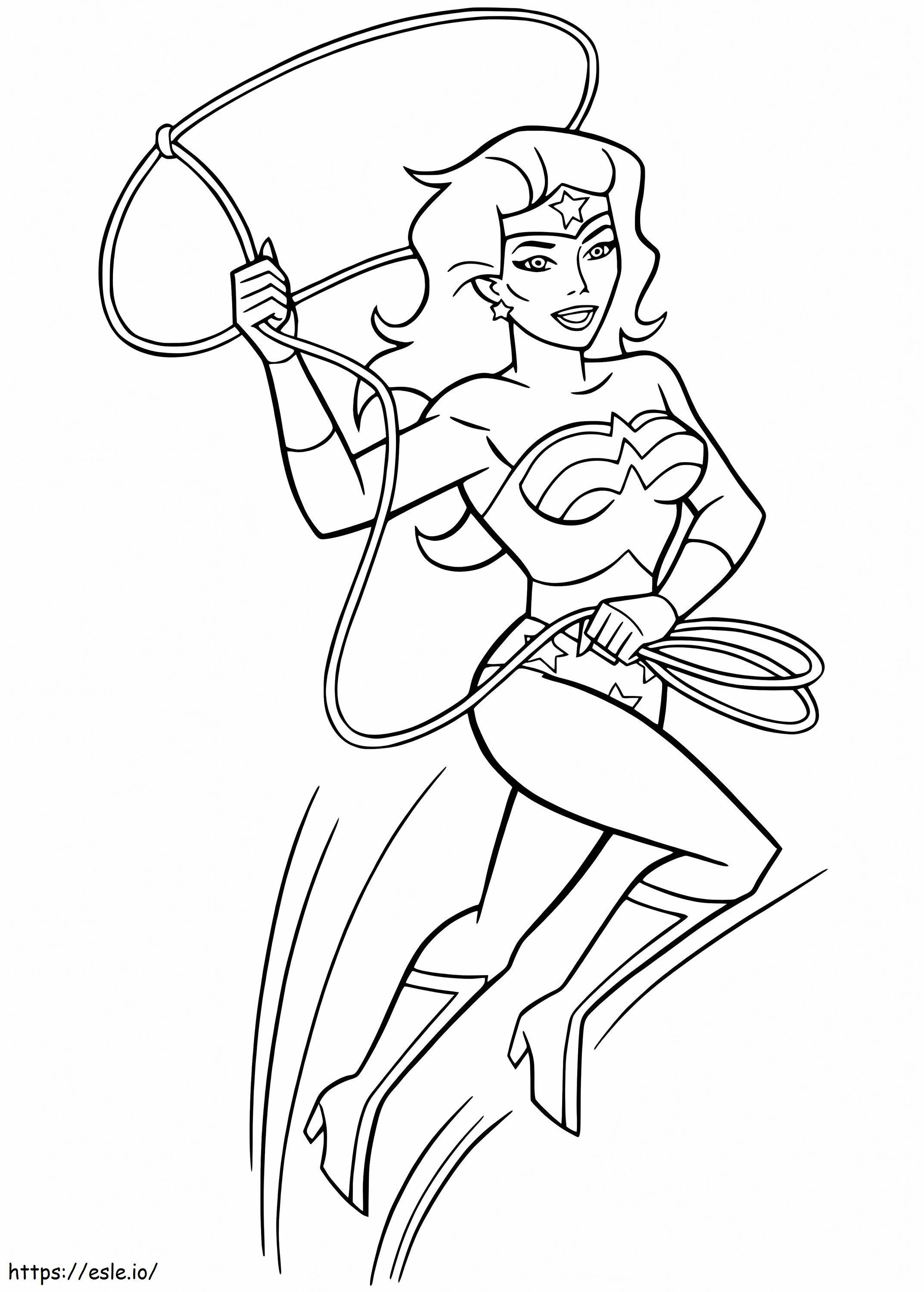 Wonder Woman 1 coloring page