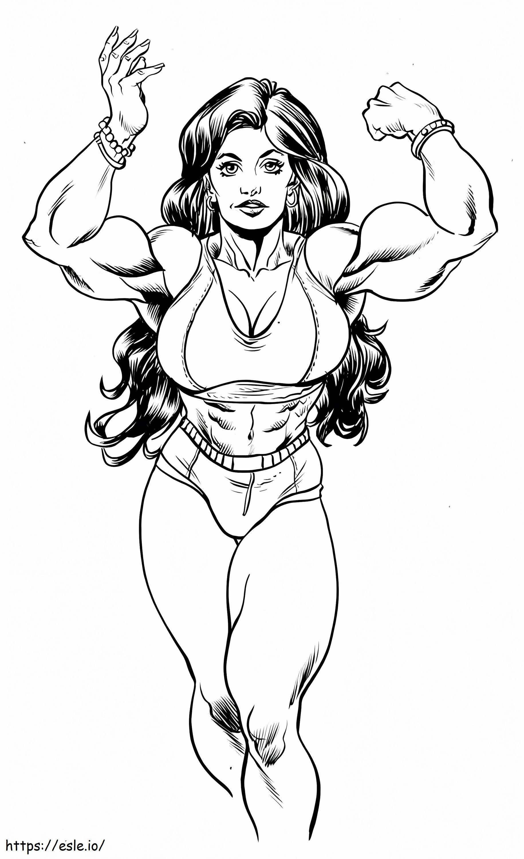 Ella Hulk boyama