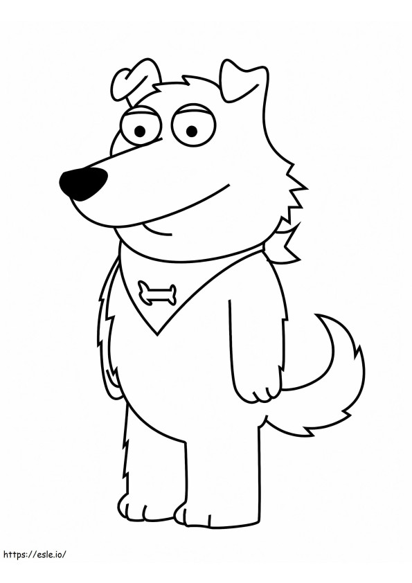 New Brian Family Guy coloring page