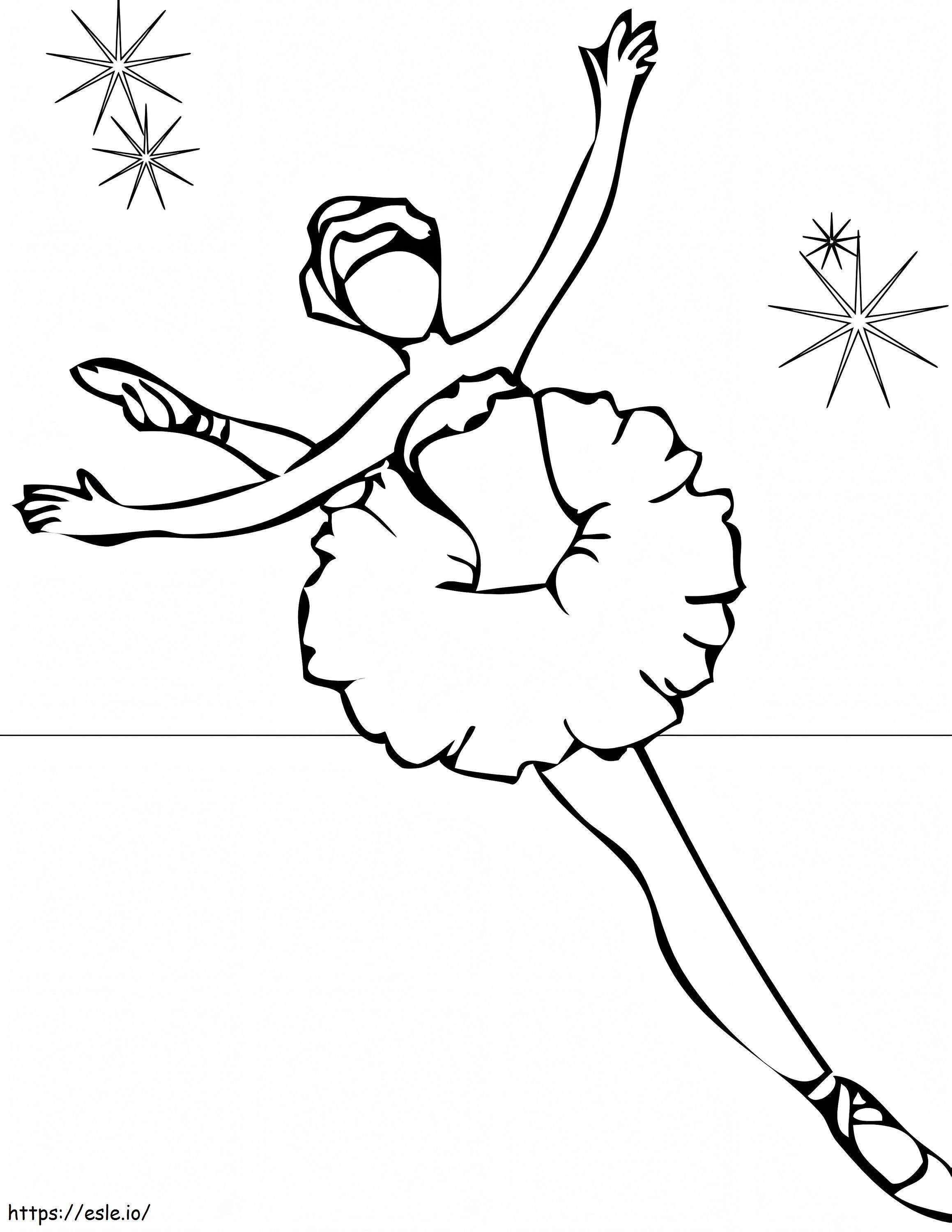Ballet 1 coloring page